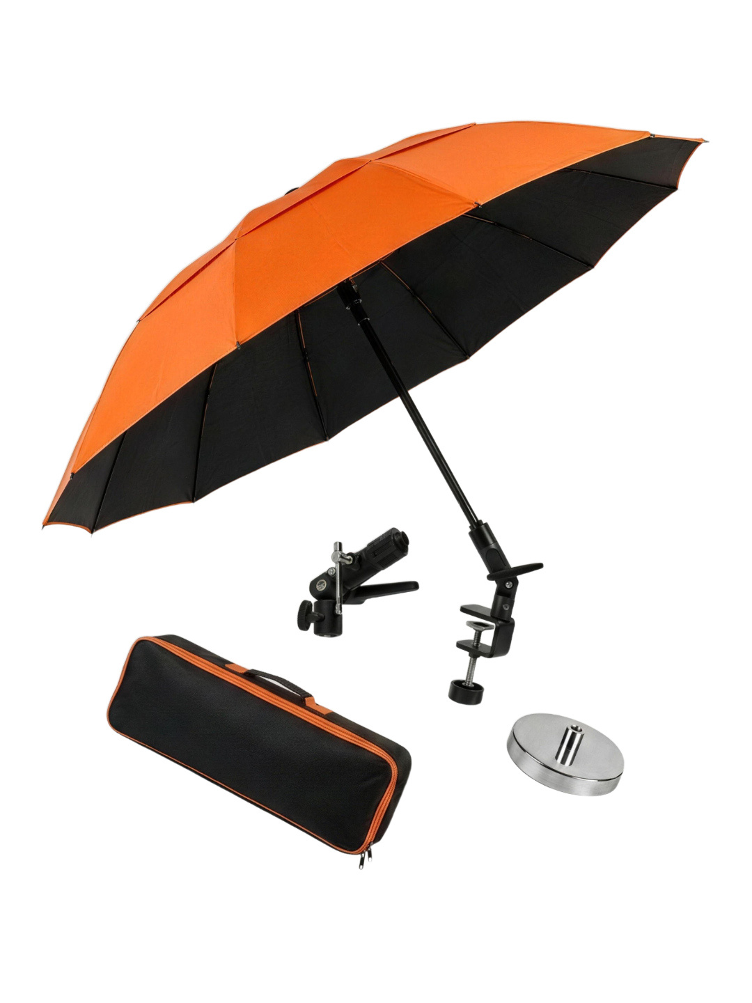 The Eclipser kit &mdash; canopy, mounts, base, case